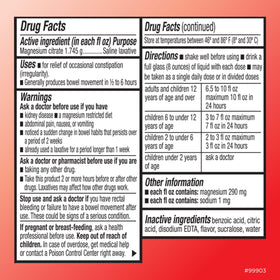 Vue latérale de la bouteille de Citrate de Magnésium Quality Choice