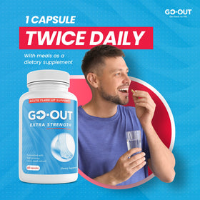 Vue latérale de Mt. Angel Vitamins Go Out Extra Force