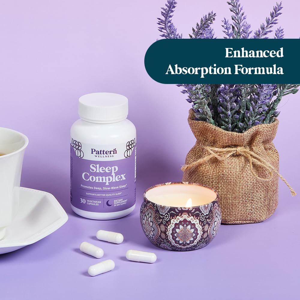 Vue latérale de Pattern Wellness Complément Sommeil 30 Capsules Végétales