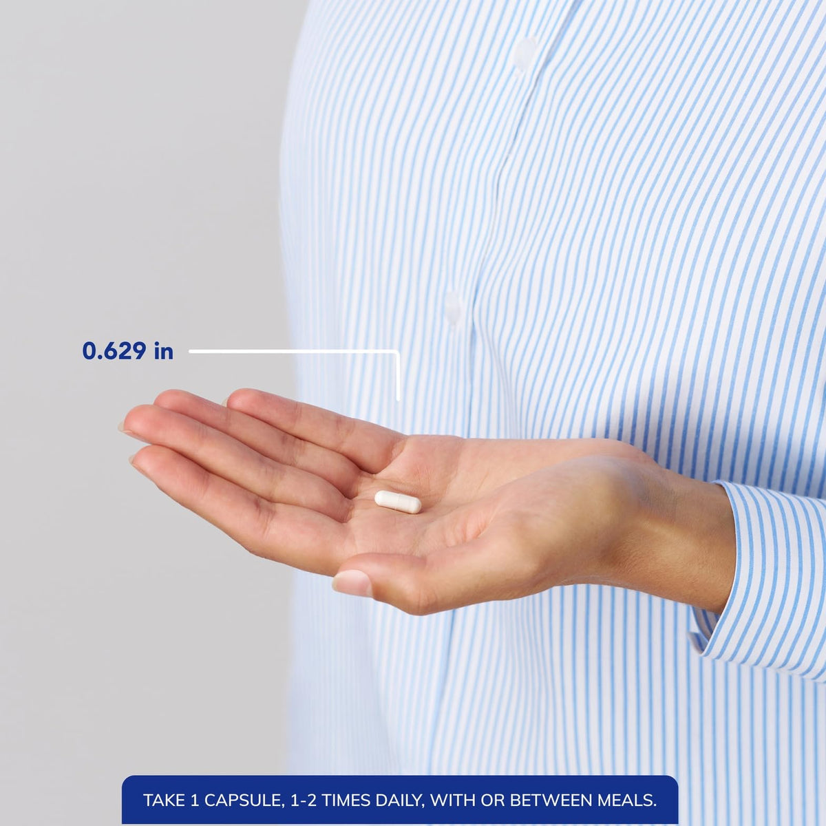 Vue latérale de Pure Encapsulations Acide Hyaluronique 60 Capsules