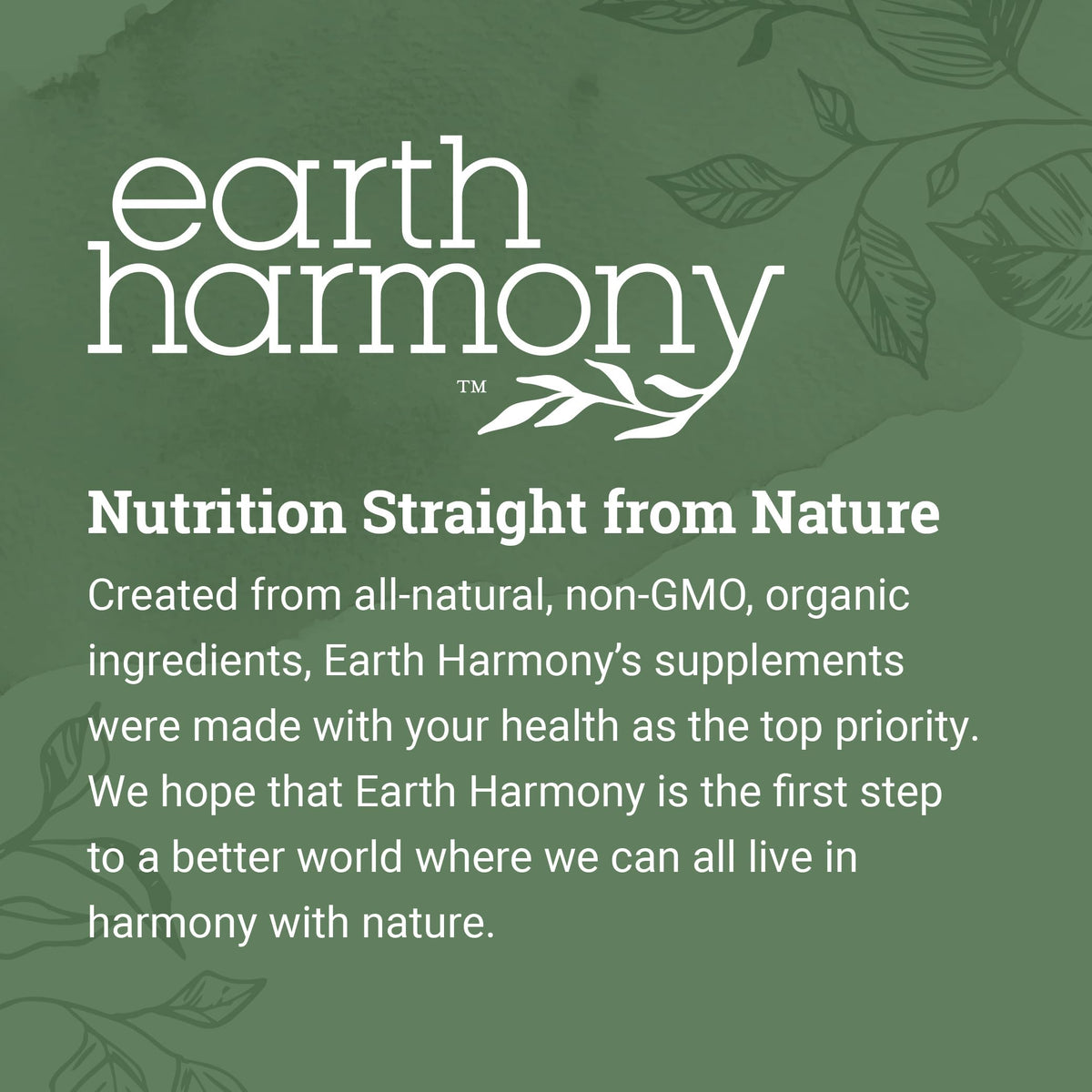 Vue latérale des capsules de bleu de méthylène Earth Harmony Naturals