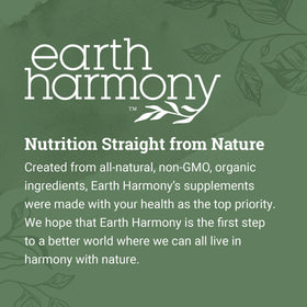 Vue latérale des capsules de bleu de méthylène Earth Harmony Naturals