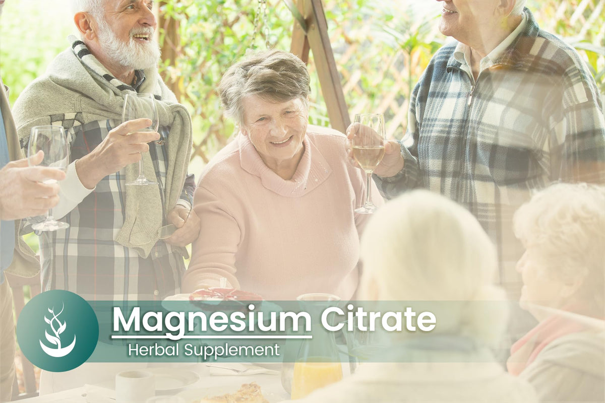 Vue latérale des capsules de citrate de magnésium PURE ORIGINAL INGREDIENTS