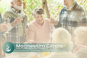 Vue latérale des capsules de citrate de magnésium PURE ORIGINAL INGREDIENTS