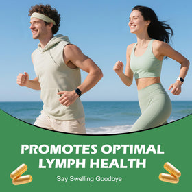 Vue latérale des capsules de drainage lymphatique Tnaasmais