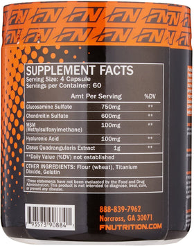 Vue latérale des capsules de la Formule Flexible pour Articulations