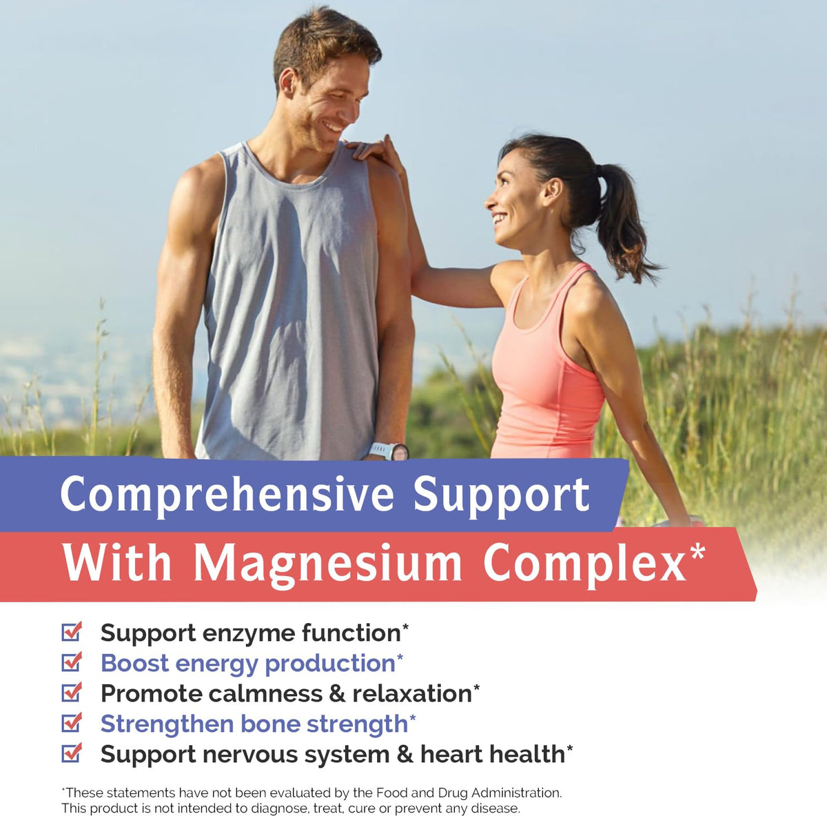 Vue latérale des capsules de magnésium Innate Vitality