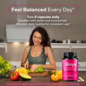 Vue latérale des capsules Slimpic OVICIA dans leur emballage
