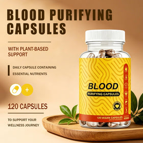 Vue latérale des capsules TAFUTY dans leur flacon