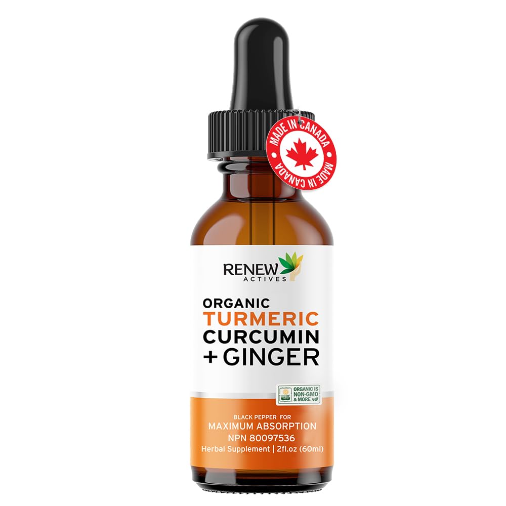 Vue latérale du flacon d'Extrait de Curcuma Renew Actives