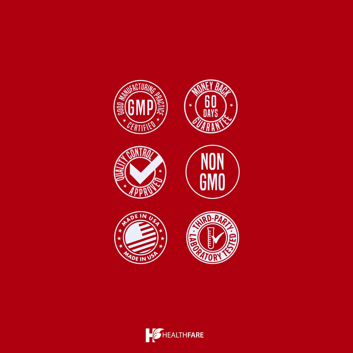Vue latérale du flacon de Baies d'Aubépine Healthfare