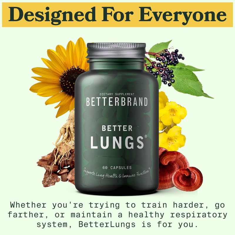 Vue latérale du flacon de Betterbrand BetterLungs