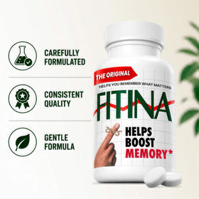 Vue latérale du Flacon de Fitina Complément Alimentaire Cerveau