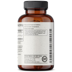 Vue latérale du flacon de Futurebiotics Chardon-Marie