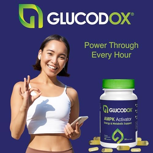 Vue latérale du flacon de GlucodOX AMPK Activator
