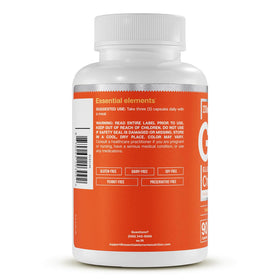 Vue latérale du flacon de Glucosamine Chondroitine Essential Elements
