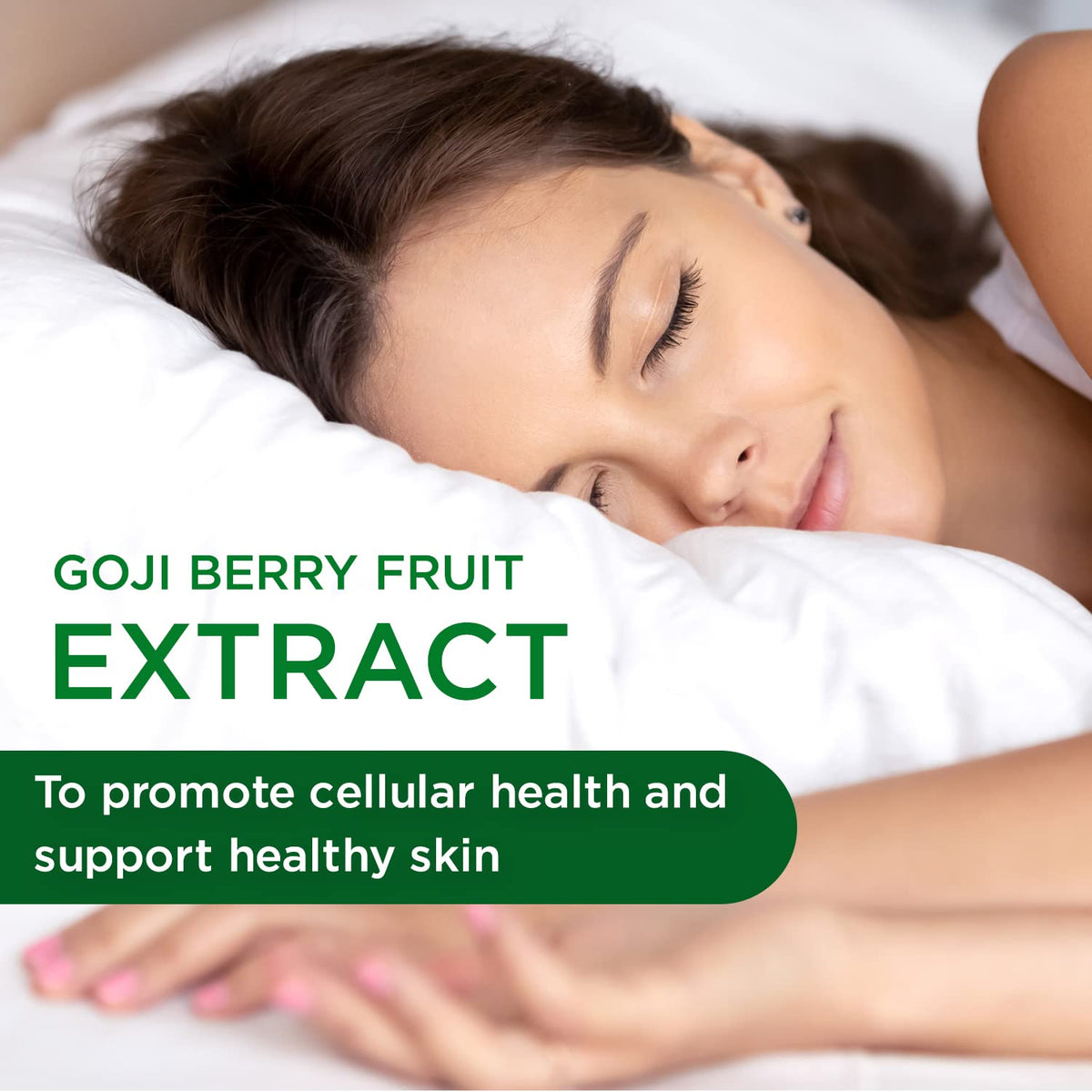 Vue latérale du flacon de Goji Berry d'EMERALD LABS