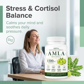 Vue latérale du flacon de LFKULJ Amla 1500 mg