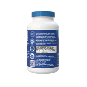 Vue latérale du flacon de Nano Curcumin 500 mg avec étiquette