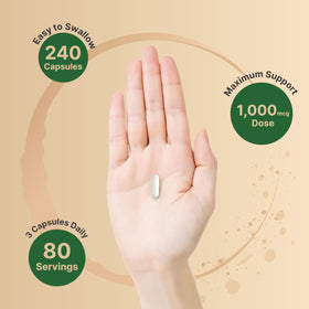 Vue latérale du flacon NatureBell Colostrum 1 000mg