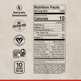 Vue latérale du pack de canettes LIFEAID
