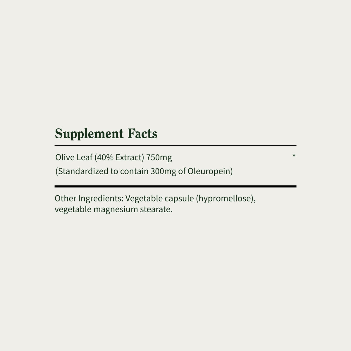 Vue rapprochée de capsules de Snap Supplements Extrait de Feuille d'Olivier