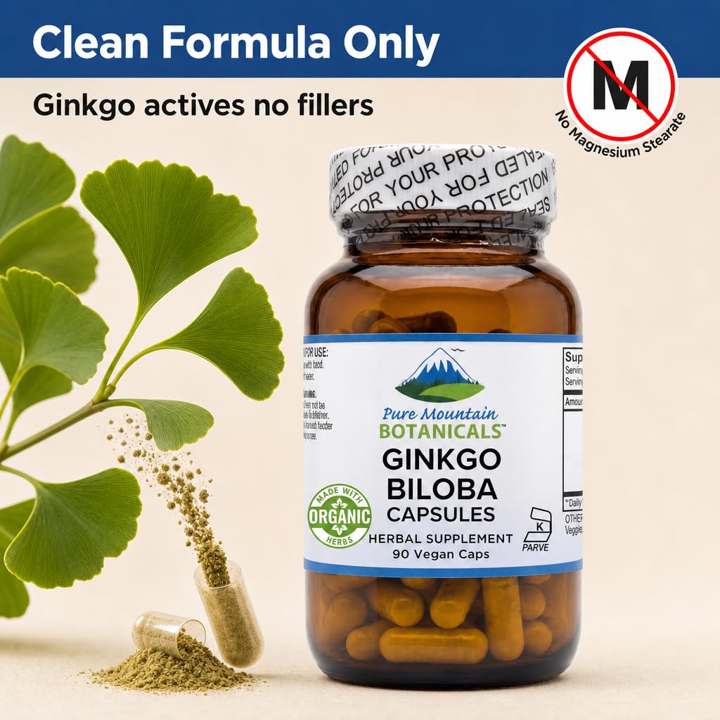 Vue rapprochée de la gélule de Ginkgo Biloba 400mg