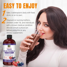 Vue rapprochée de la texture des multivitamines liquides HOWEEJET