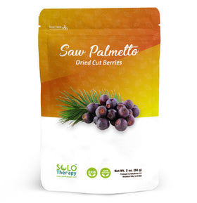 Vue rapprochée des baies de Saw Palmetto séchées