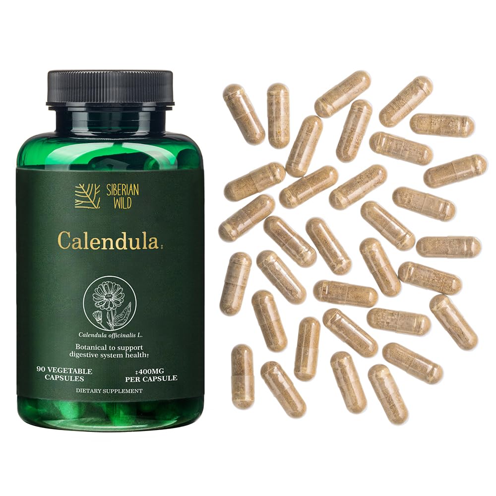 Vue rapprochée des capsules de calendula Siberian Wild