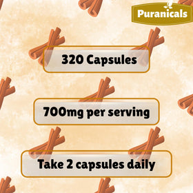 Vue rapprochée des capsules de Cannelle de Ceylan Puranicals