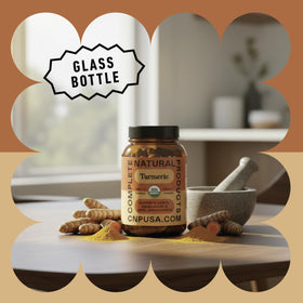 Vue rapprochée des capsules de Curcuma Bio 600mg