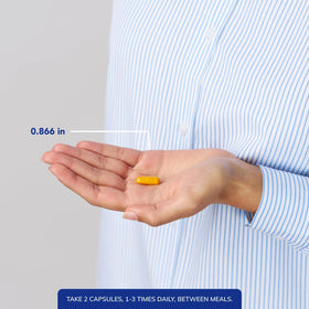 Vue rapprochée des capsules de curcumin Pure Encapsulations