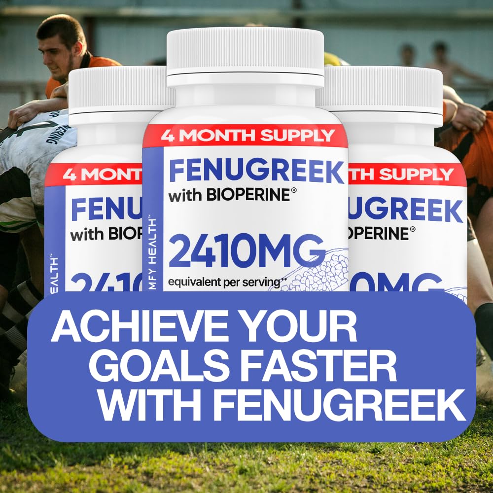 Vue rapprochée des capsules de Fenugrec COMFY HEALTH