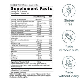 Vue rapprochée des capsules de multivitamines Ancient Nutrition