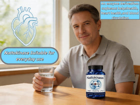 Vue rapprochée des capsules de Nattokinase SEAFLEX