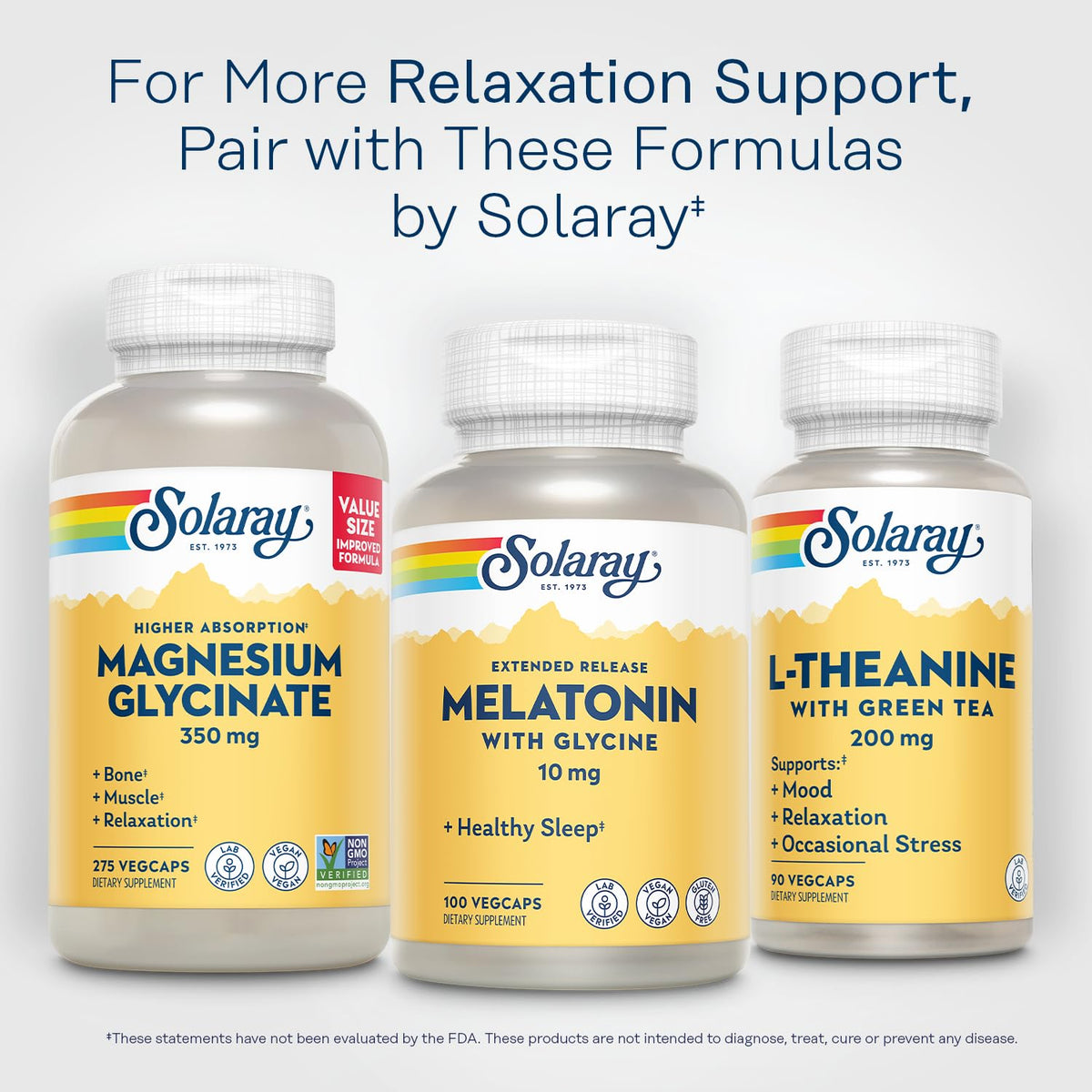Vue rapprochée des capsules de SOLARAY Melatonin 10mg