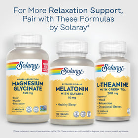 Vue rapprochée des capsules de SOLARAY Melatonin 10mg