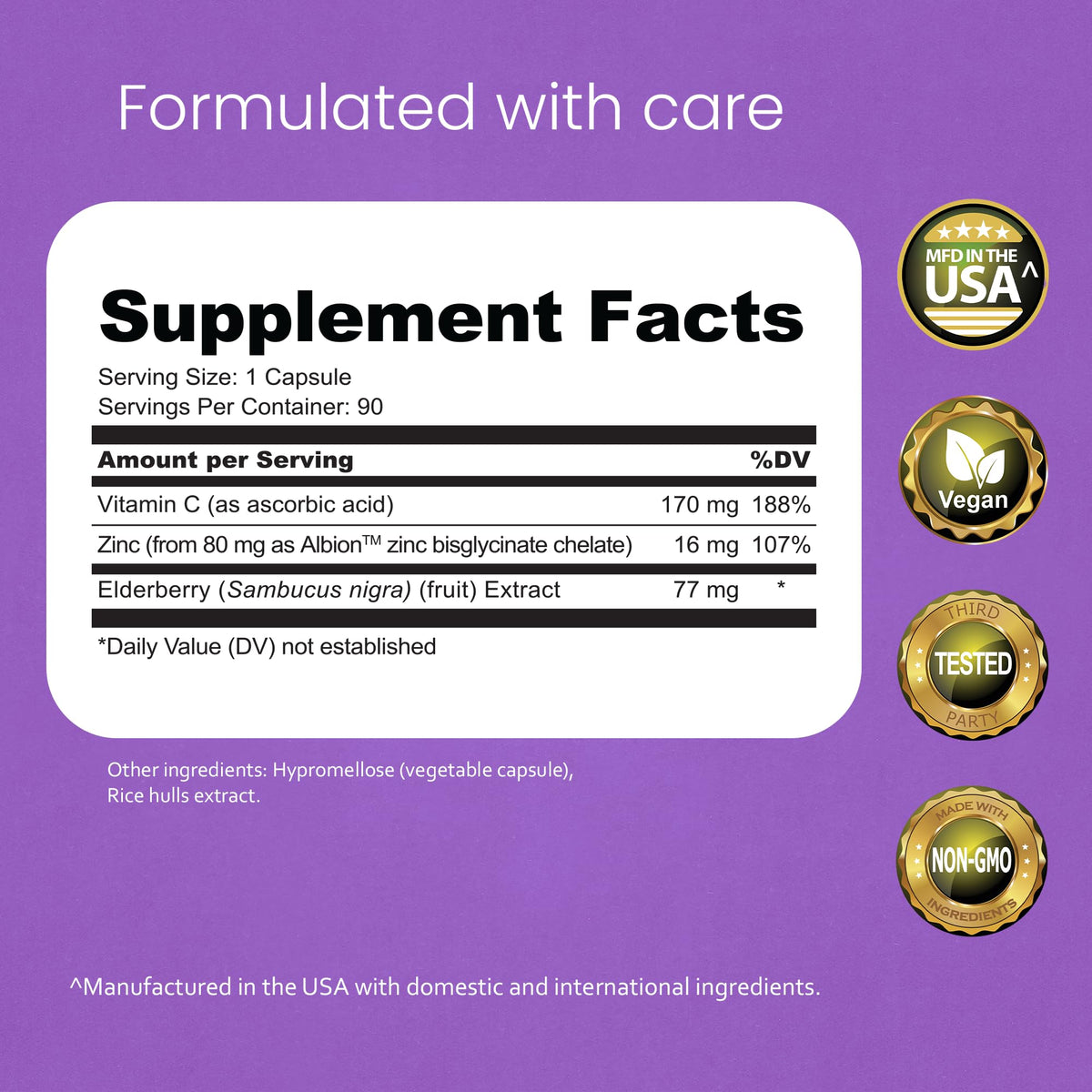 Vue rapprochée des capsules de Sureau NaturaLife