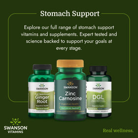 Vue rapprochée des capsules de Swanson Ultra Zinc Carnosine