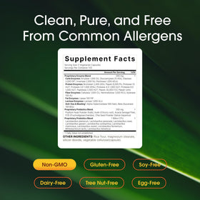 Vue rapprochée des capsules NatureBell Multi-Enzymes