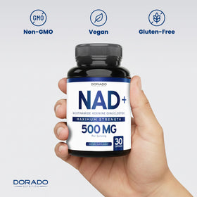 Vue rapprochée des capsules végétales de DORADO NUTRITION