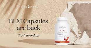 Vue rapprochée des capsules Young Living BLM