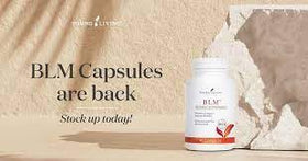 Vue rapprochée des capsules Young Living BLM