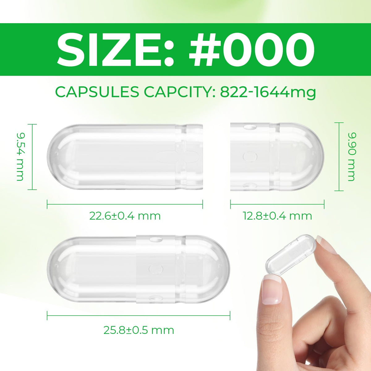 Vue rapprochée des cuillères de remplissage pour capsules