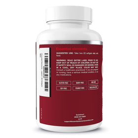 Vue rapprochée des gélules d'huile de poisson Omega-3 Essential Elements
