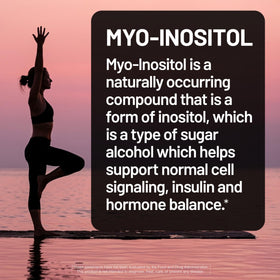 Vue rapprochée des gélules de Myo-Inositol & D-Chiro Inositol