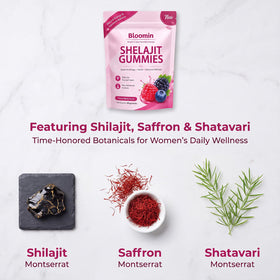 Vue rapprochée des Gummies Shilajit XKHZRX