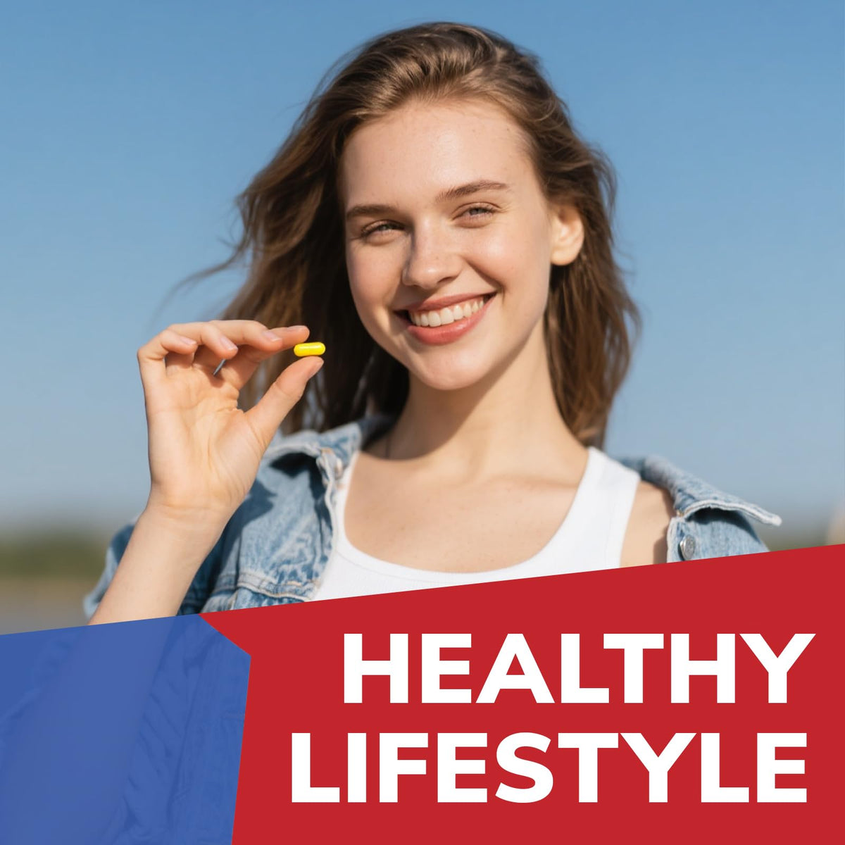 Vue supérieure des capsules Vitalibre CoQ10 200 mg