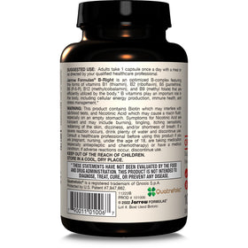 Vue supérieure du flacon de 100 capsules B-Right Jarrow Formulas